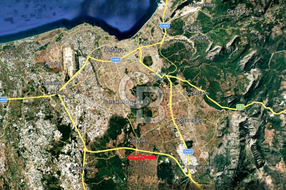 ANTALYA KEPEZ BAŞKÖY'DE 11.156 M2 SATILIK TARLA