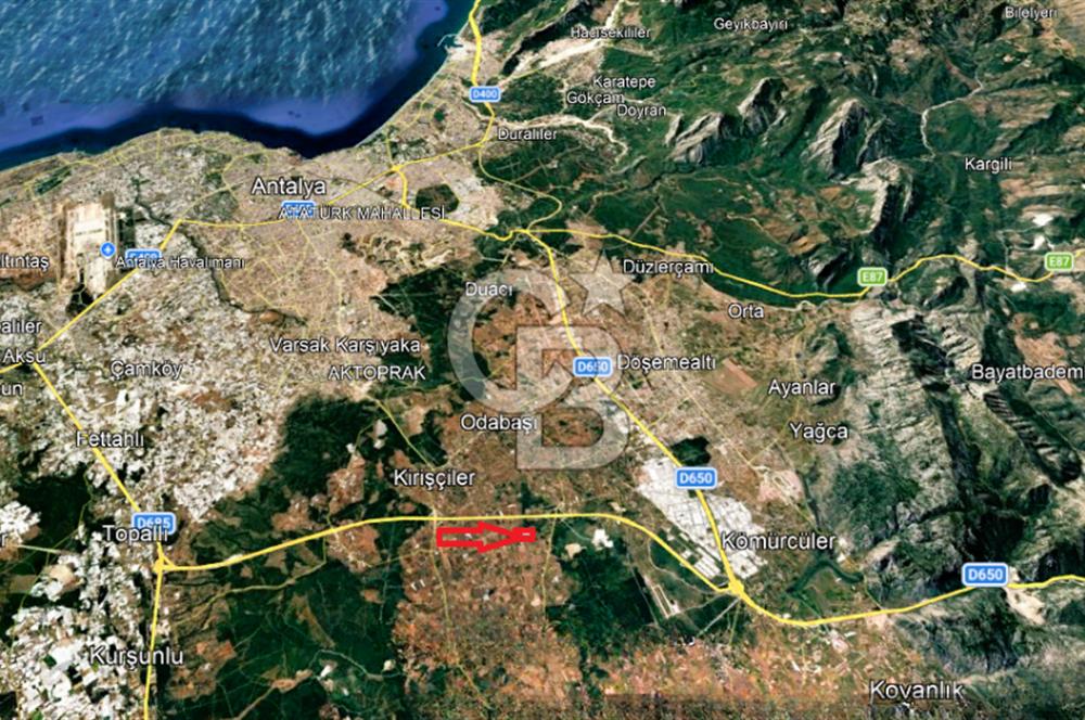 ANTALYA KEPEZ BAŞKÖY'DE 11.156 M2 SATILIK TARLA