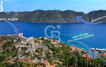 Bir LİKYA Rüyası Kaleköy'de 360° Manzaralı Taş Ev ve Geniş Arsa