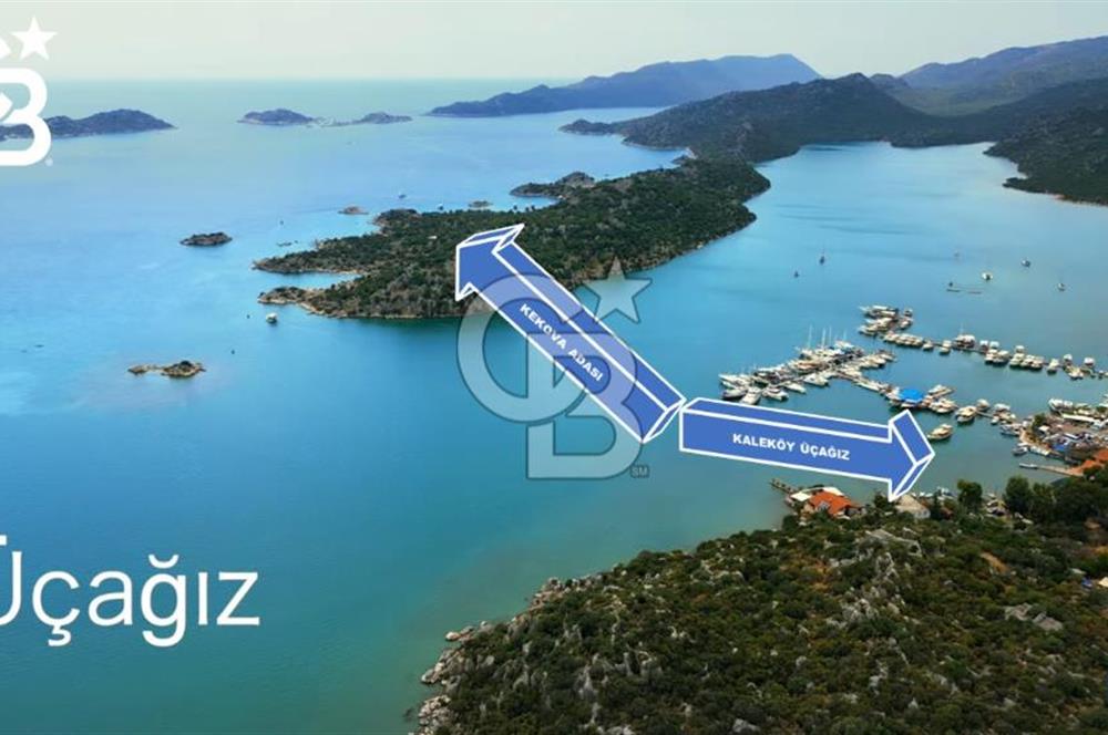 Bir LİKYA Rüyası Kaleköy'de 360° Manzaralı Taş Ev ve Geniş Arsa