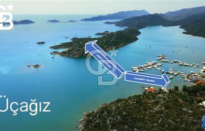 Bir LİKYA Rüyası Kaleköy'de 360° Manzaralı Taş Ev ve Geniş Arsa
