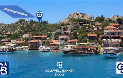 Bir LİKYA Rüyası Kaleköy'de 360° Manzaralı Taş Ev ve Geniş Arsa