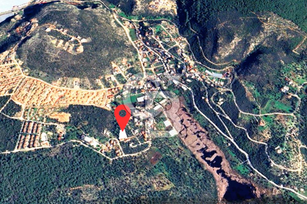 KAŞ GELEMİŞ'TE 1942 M2 İMARLI ARSA KÖŞE PARSEL DENİZ MANZARALI