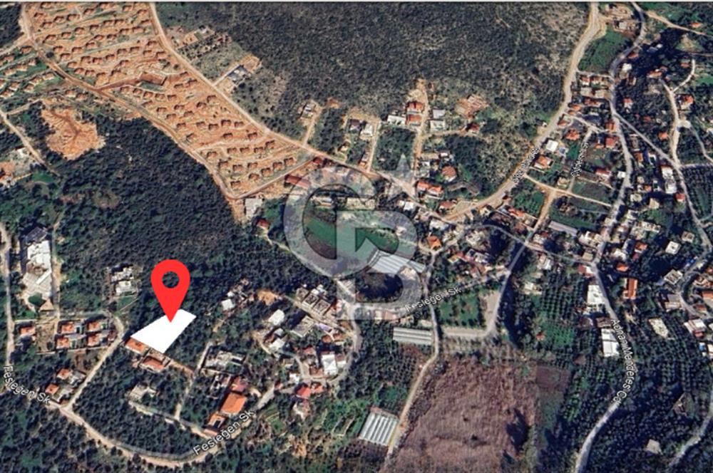 KAŞ GELEMİŞ'TE 1942 M2 İMARLI ARSA KÖŞE PARSEL DENİZ MANZARALI