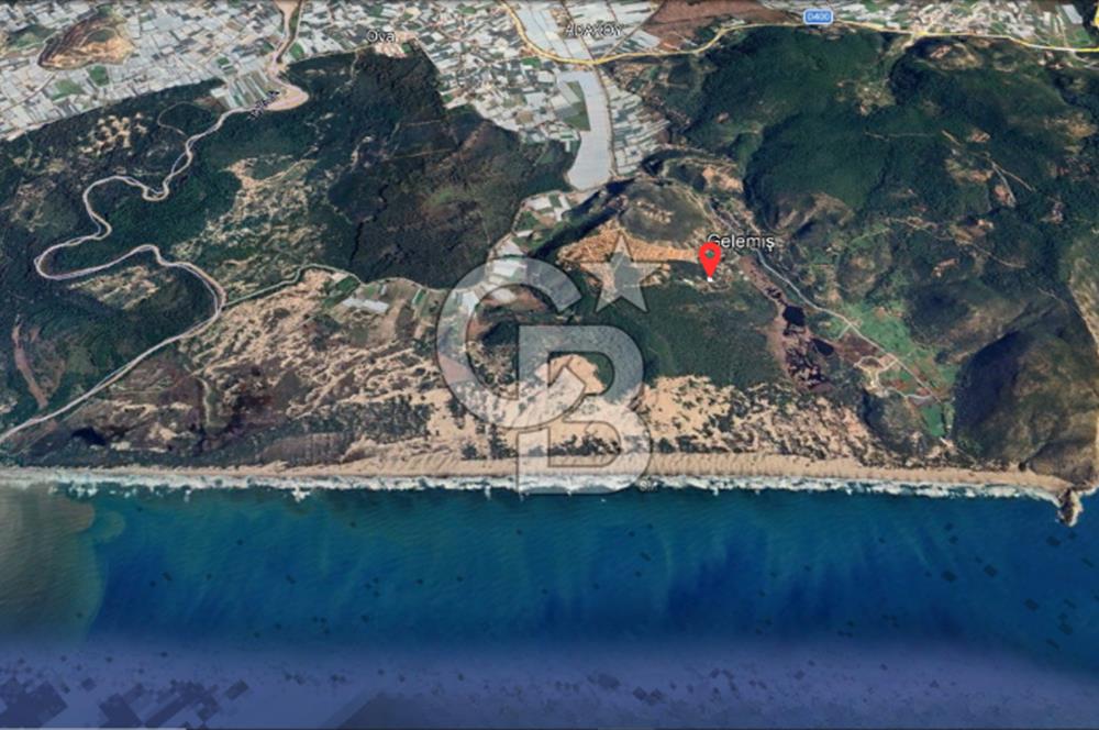 KAŞ GELEMİŞ'TE 1942 M2 İMARLI ARSA KÖŞE PARSEL DENİZ MANZARALI