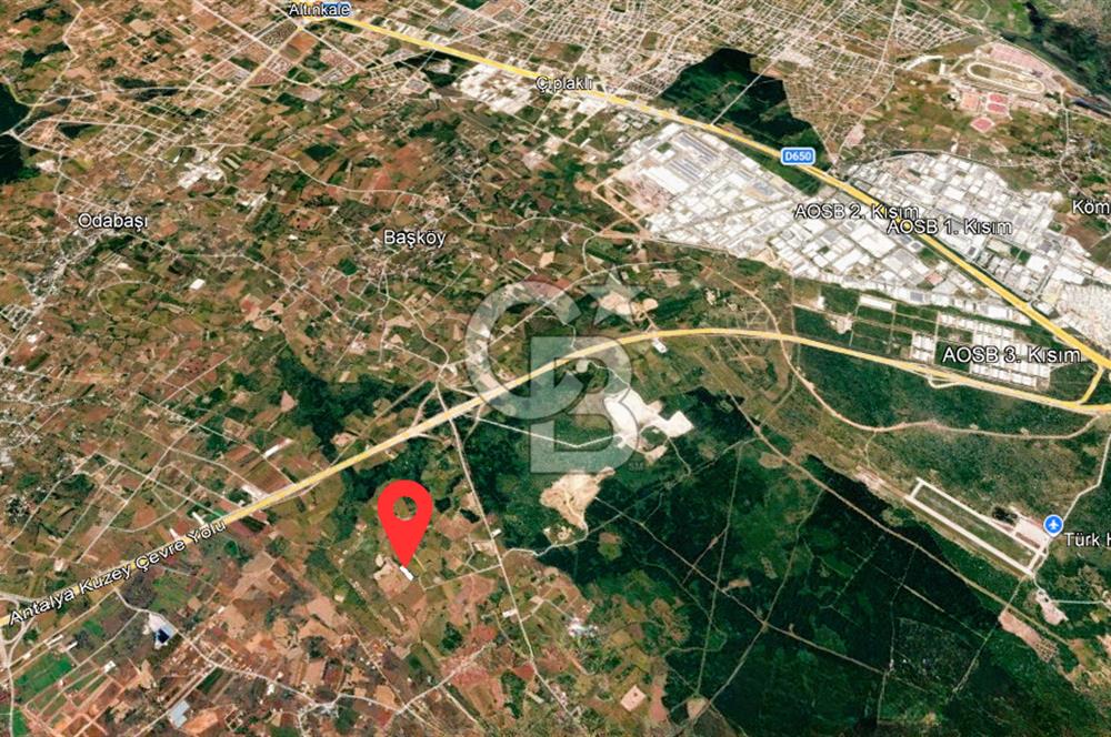 ANTALYA KEPEZ BAŞKÖY'DE 4960 M2 SATILIK TARLA