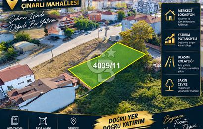 DERİNCE ÇINARLI'DA 327 M² SATILIK İMARLI ARSA | +1 KOT AVANTAJI