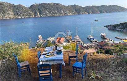 Bir LİKYA Rüyası Kaleköy'de 360° Manzaralı Taş Ev ve Geniş Arsa
