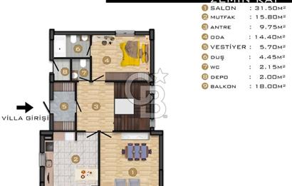 Etimesgut Bağlıca da Site İçerisinde Sıfır 6+1 Villa