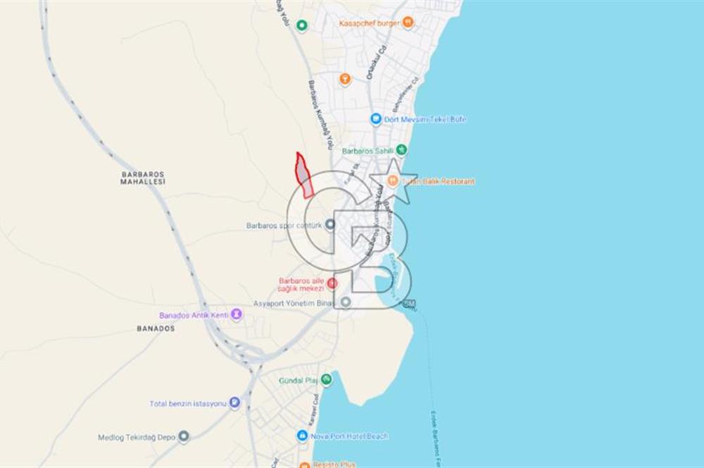 Tekirdağ Süleymanpaşa Barbaros Mah. Satılık 16700 m² Arsa