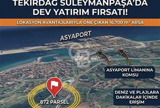 Tekirdağ Süleymanpaşa Barbaros Mah. Satılık 16700 m² Arsa - 7 - 375182