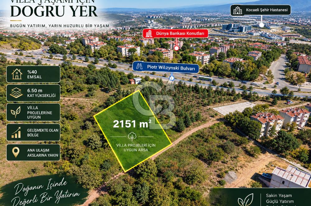 İZMİT MALTA MAH. 2.151 m² SATILIK ARSA | EMSAL 0.40 | 6.50 m