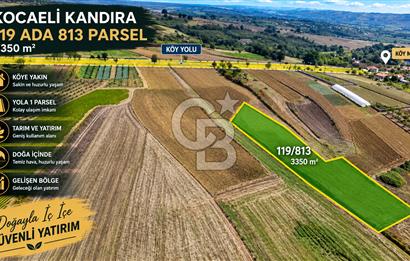 KANDIRA KIRKARMUT'TA SATILIK 3.350 m² TARLA | YOLA 1 PARSEL