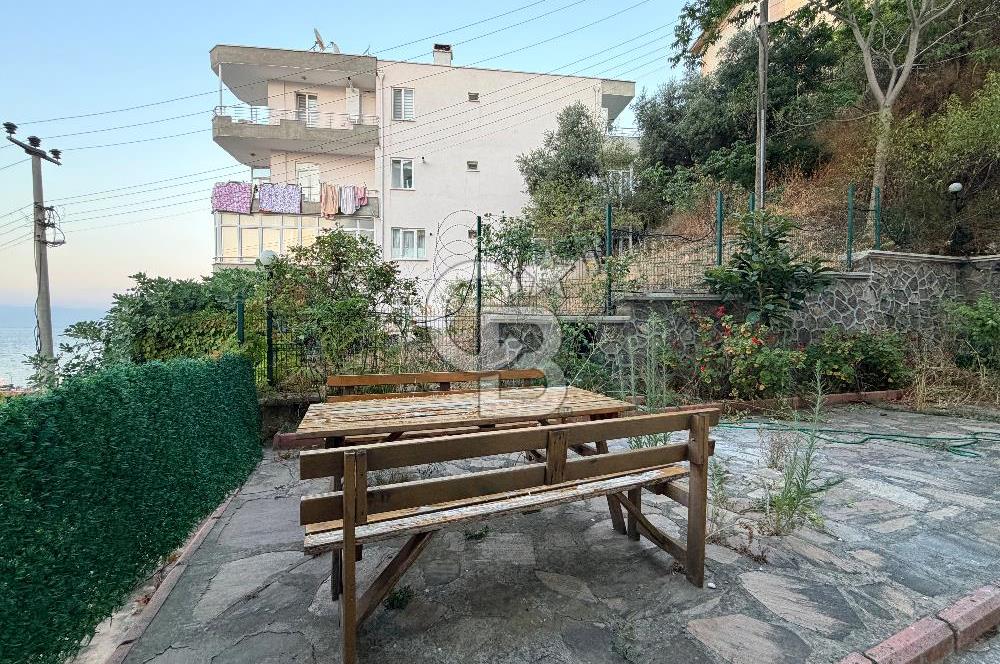 HALİTPAŞA`DA DENİZ MANZARALI,MÜSTAKİL BAHÇELİ 3+1 KİRALIK DAİRE