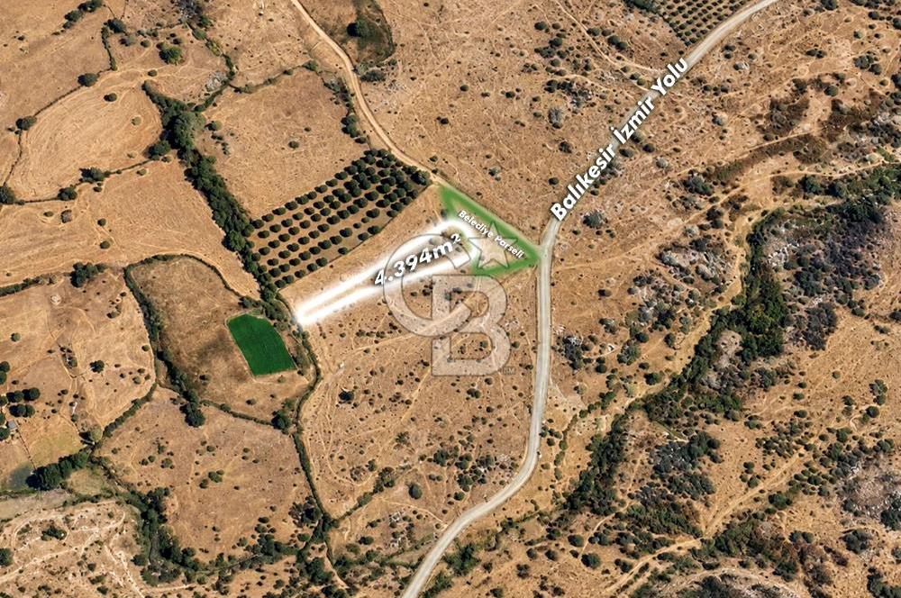 CB EAGLE'dan BURHANİYE YAYLACIK'DA 4.394m² İZMİR YOLU ÜZERİ TARLA