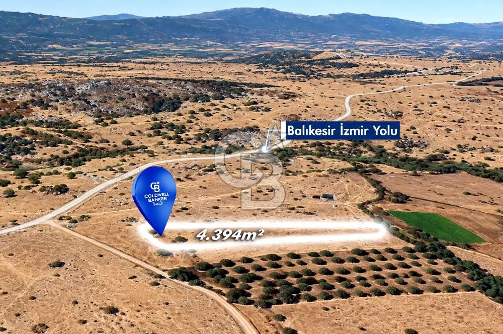 CB EAGLE'dan BURHANİYE YAYLACIK'DA 4.394m² İZMİR YOLU ÜZERİ TARLA