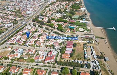 Mavi Bayraklı Sahile 200 Metre Mesafede 3+1 Yazlık/Kışlık