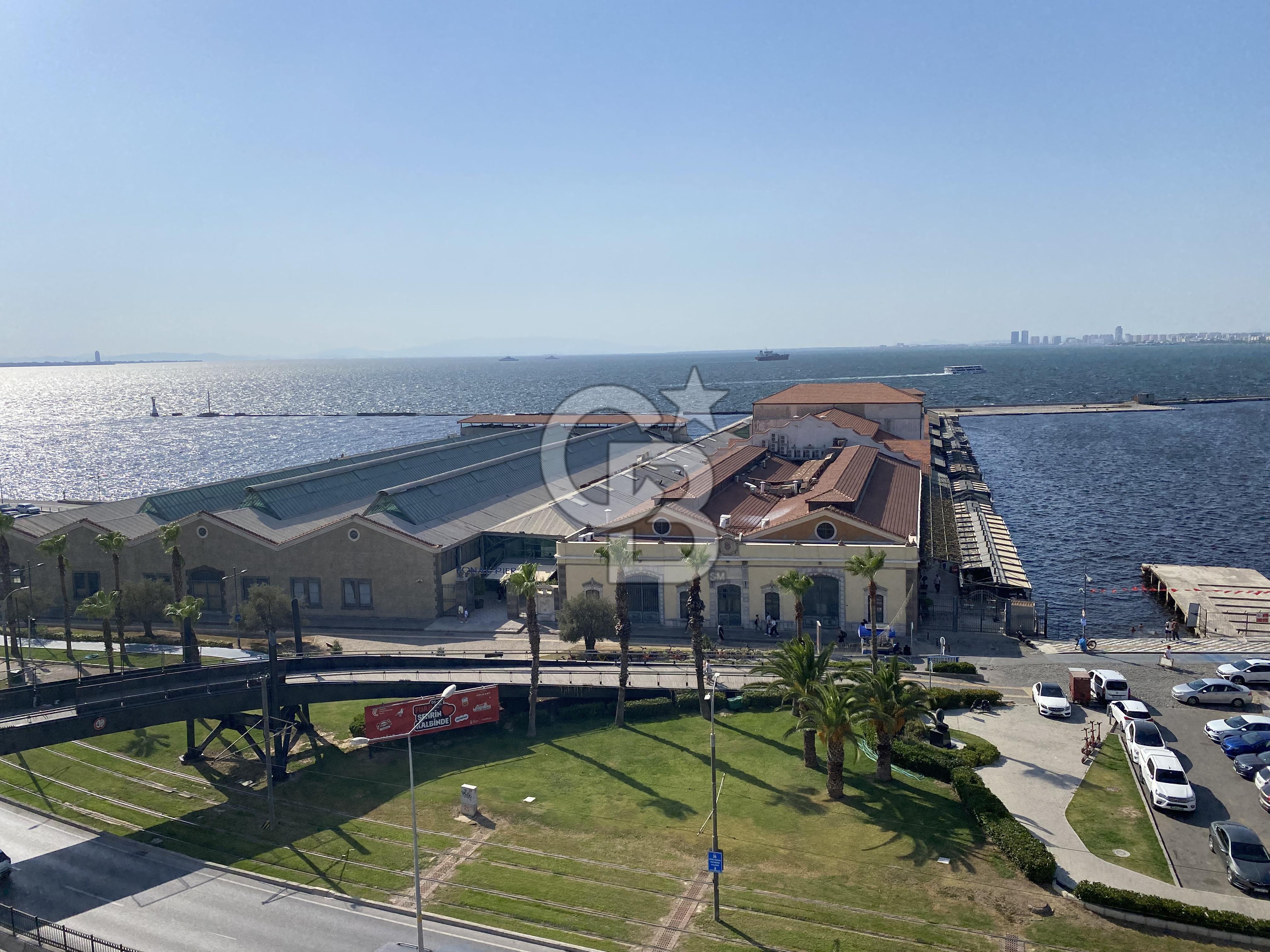 KONAK PİER KARŞISI GÜMRÜK İŞHANINDA DENİZ MANZARALI KİRALIK 0FİS