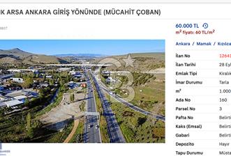 KAHRAMANKAZAN  KİRALIK ARSA  - 10 - 375364