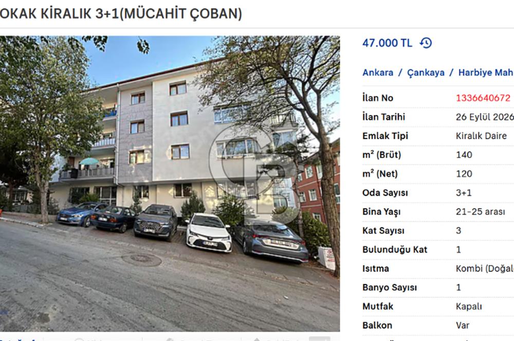 NİĞDE SOKAK KİRALIK 3+1(MÜCAHİT ÇOBAN) 
