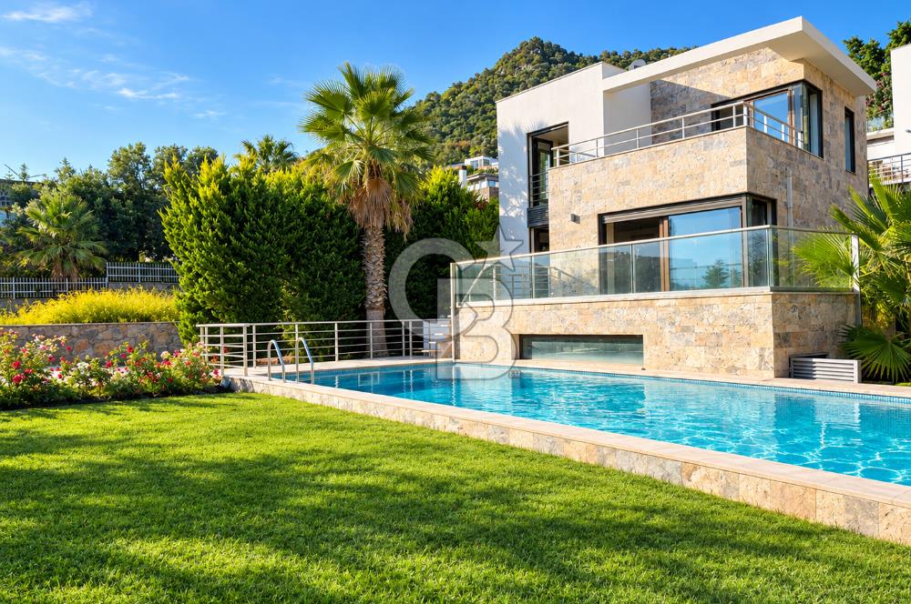 Bodrum Yalıkavak Geriş Satılık Deniz Manzaralı Villa
