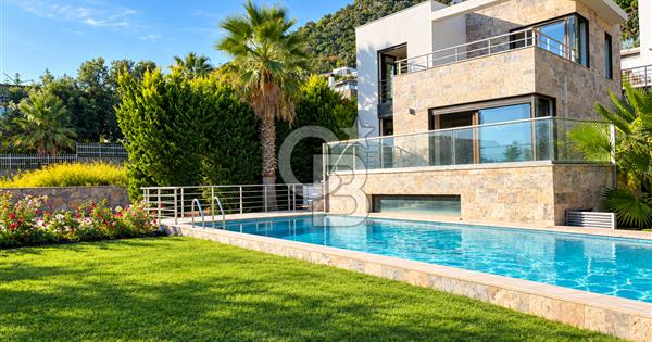 Bodrum Yalıkavak Geriş Satılık Deniz Manzaralı Villa - 375440