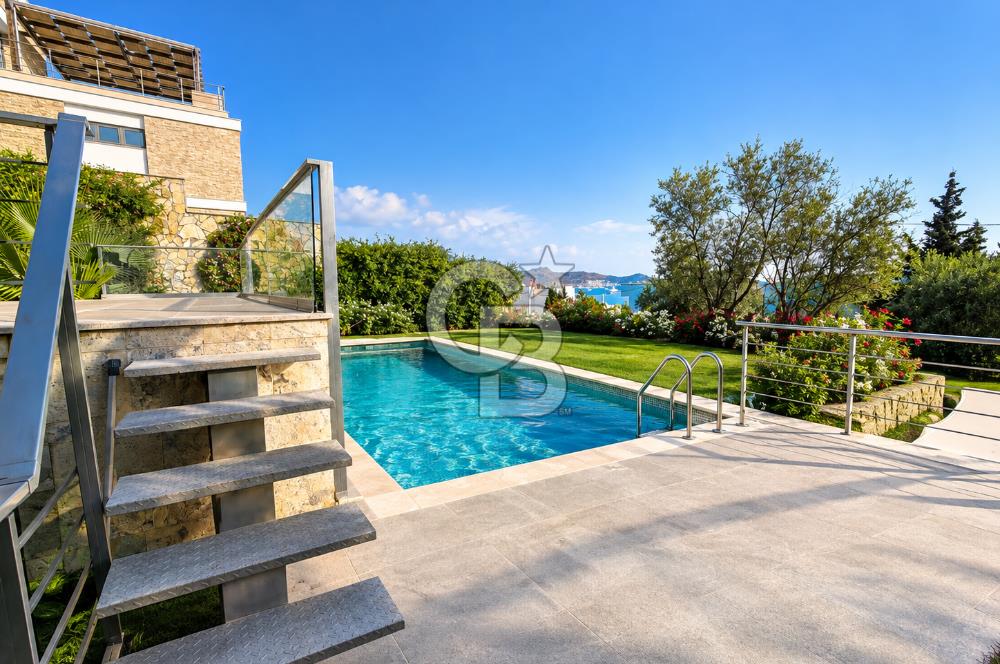 Bodrum Yalıkavak Geriş Satılık Deniz Manzaralı Villa