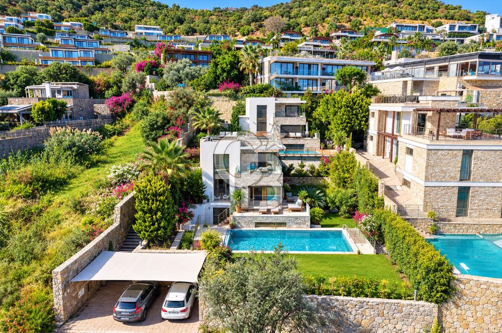Bodrum Yalıkavak Geriş Satılık Deniz Manzaralı Villa
