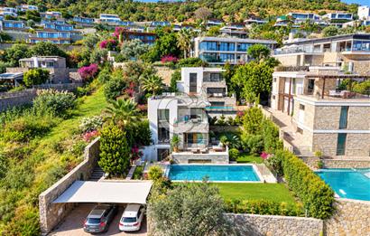 Bodrum Yalıkavak Geriş Satılık Deniz Manzaralı Villa