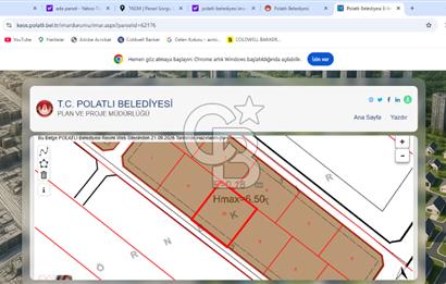 POLATLI GEDİKLİ DE SATILIK 1000 m² VİLLA ARSASI