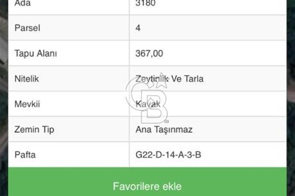 YALOVA TERMAL AKKÖYDE DENİZ MANZARALI 367M2 SATILIK ARSA