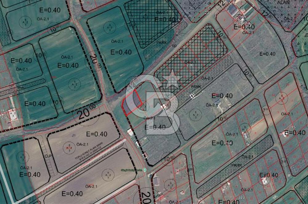 Tekirdağ Süleymanpaşa Barbaros Mah. Satılık 616.08 m² Arsa