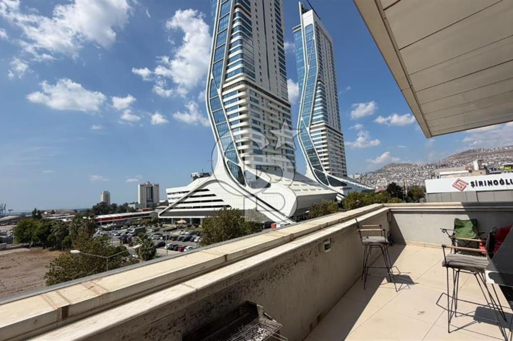 Folkart Tower's Karşısı Cadde Üzeri Teraslı Kiralık Ofis