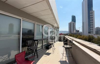 Folkart Tower's Karşısı Cadde Üzeri Teraslı Kiralık Ofis