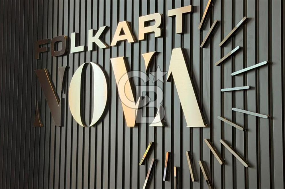 Folkart Nova'da Deniz Manzaralı Teraslı 4+1 Kiralık Rezidans