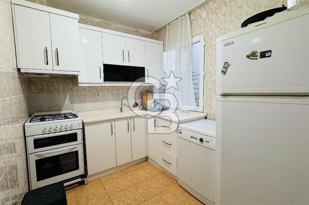 Foça Atatürk Mah. Kiralık 3+1 Eşyalı Bahçe Katı Daire