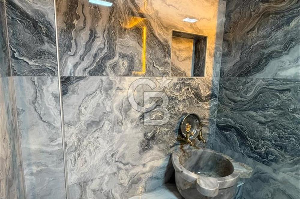 KARDELEN MAH.'DE TÜRK HAMAMI KONSEPTLİ, MANTOLAMALI MÜSTAKİL VİLLA