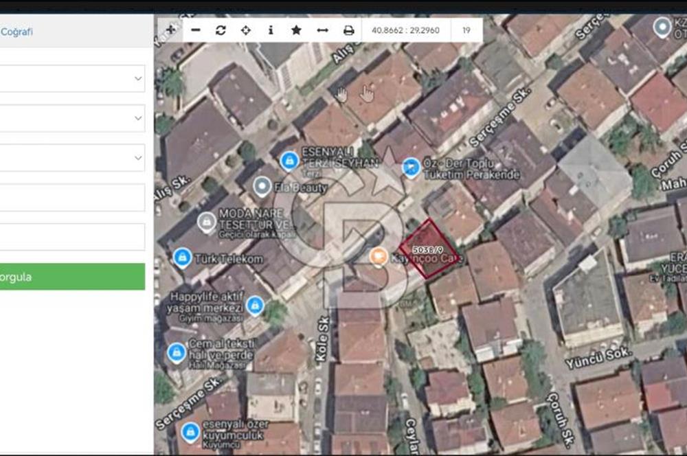 PENDIK ESENYALIDA TEK TAPU 150 M² ARSA | SATIŞA HAZIR