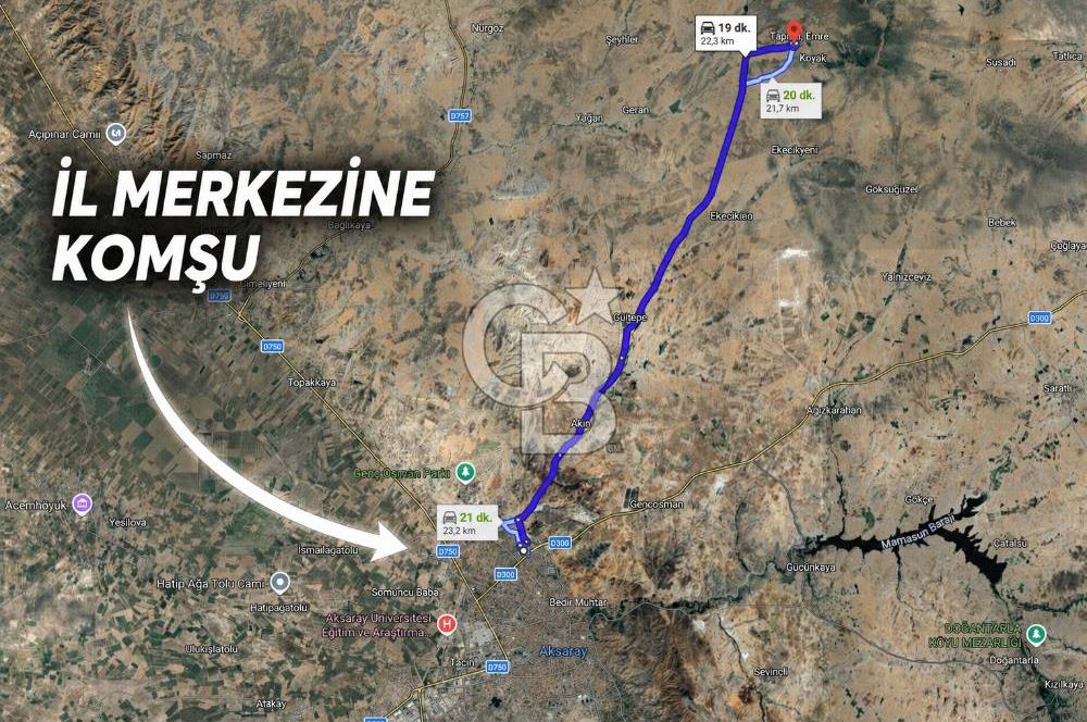 Satilik Arsa Aksaray Merkez'de Imar Sinirinda Kelepir