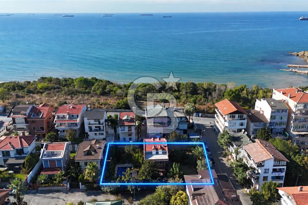 SARIYER KİLYOSTA 786M² DENİZ 1.PARSEL HAVUZLU SATILIK VİLLA&ARSA