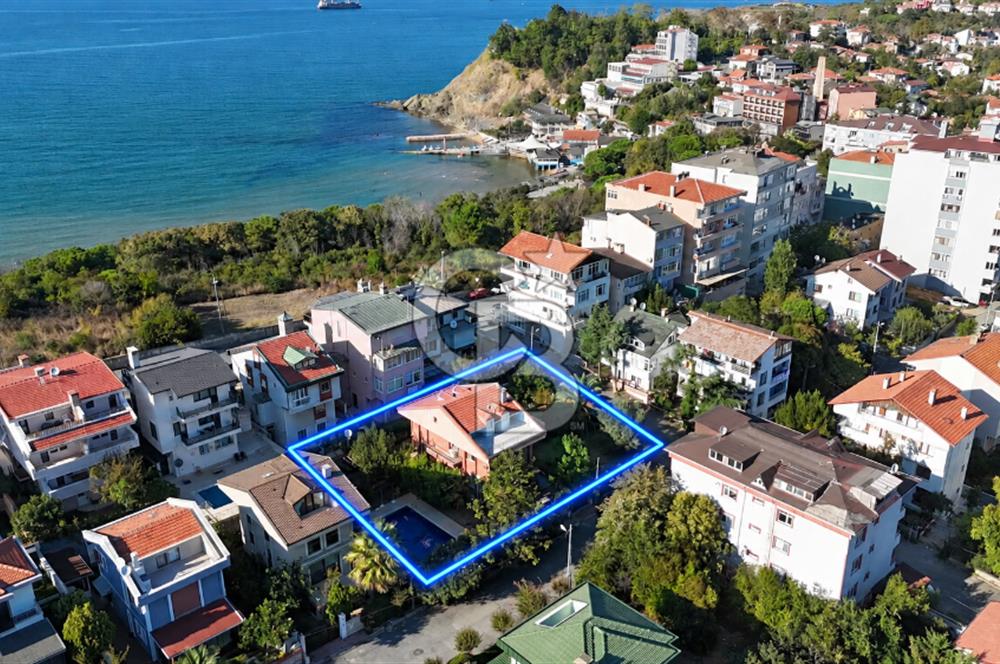 SARIYER KİLYOSTA 786M² DENİZ 1.PARSEL HAVUZLU SATILIK VİLLA&ARSA