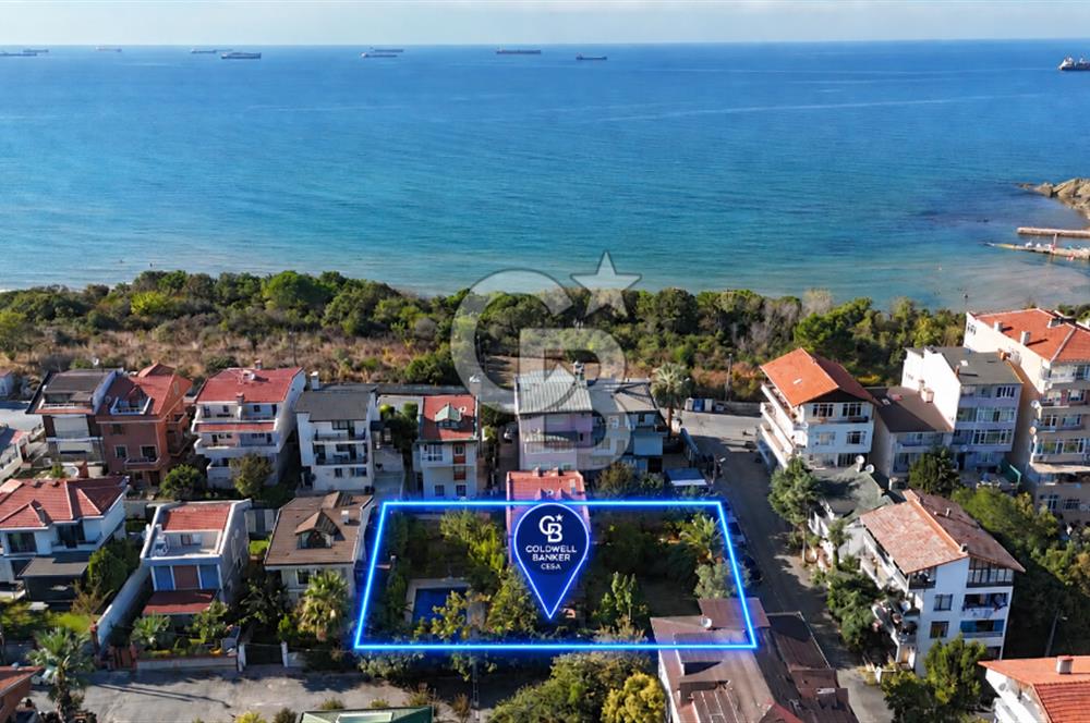 SARIYER KİLYOSTA 786M² DENİZ 1.PARSEL HAVUZLU SATILIK VİLLA&ARSA