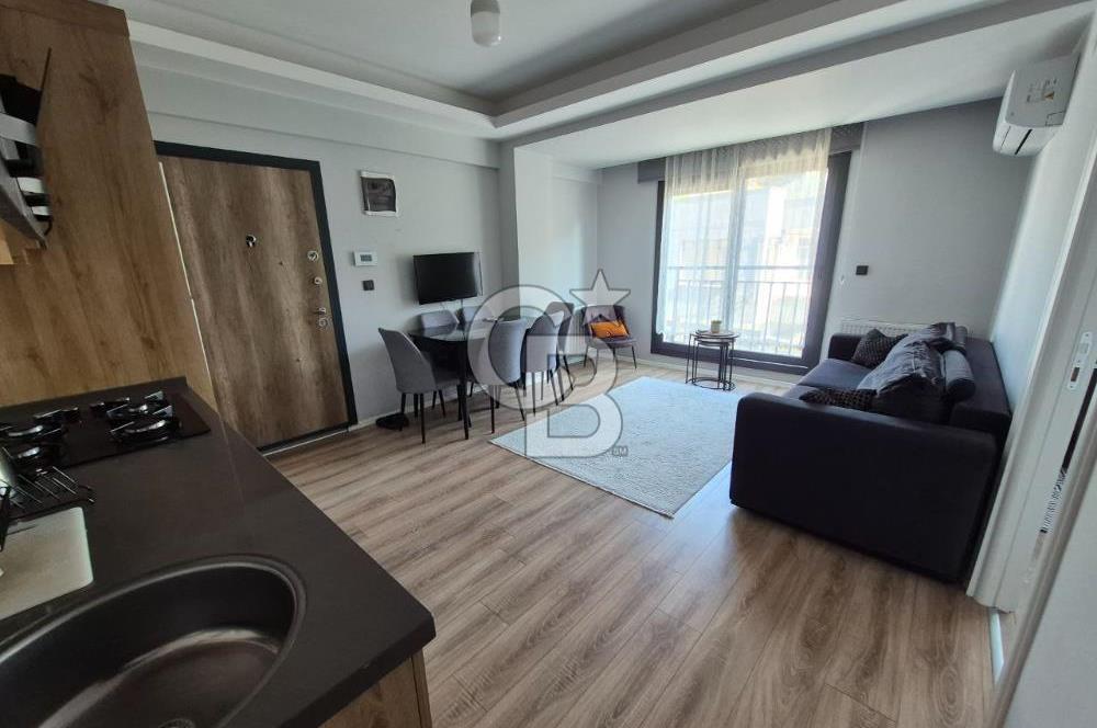 Karşıyaka Anadolu Cad. Yakını Lüks Binada Tam Eşyalı 1+1 Kiralık Daire