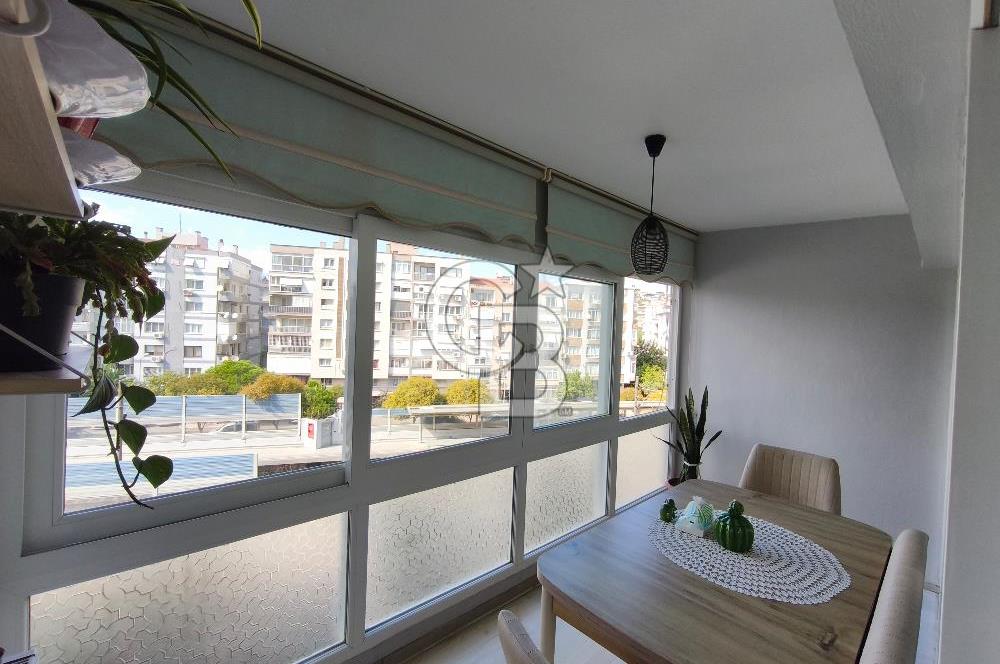 KARŞIYAKA TERSANE'DE İZBAN DURAĞI ÖNÜNDE, ÖNÜ AÇIK 3+1 SATILIK DAİRE