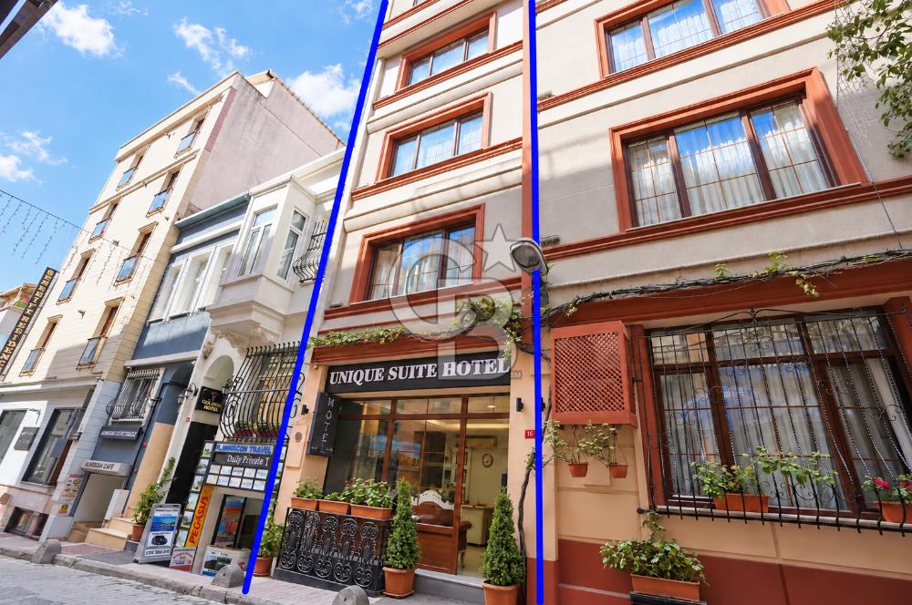 TAKSİM FERİDİYEDE 10 ODALI SATILIK KOMPLE BİNA