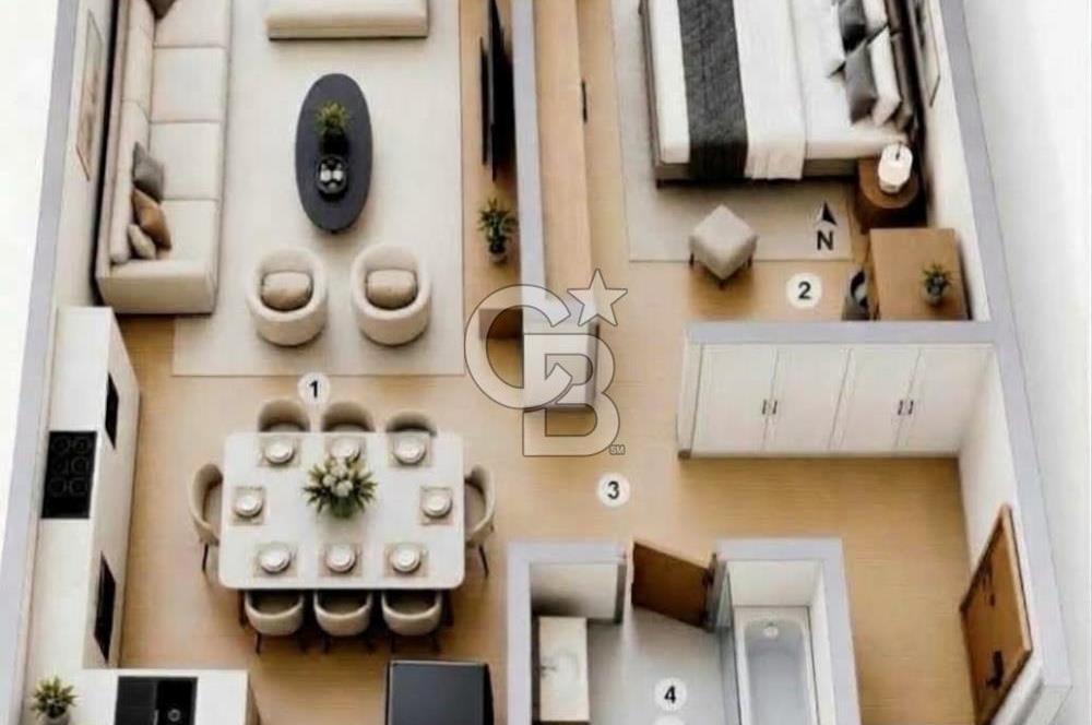 Etiler Nispetiye'de Sıfır Binada 1+1 Akıllı ev | Otopark | Yerden ısıtma 