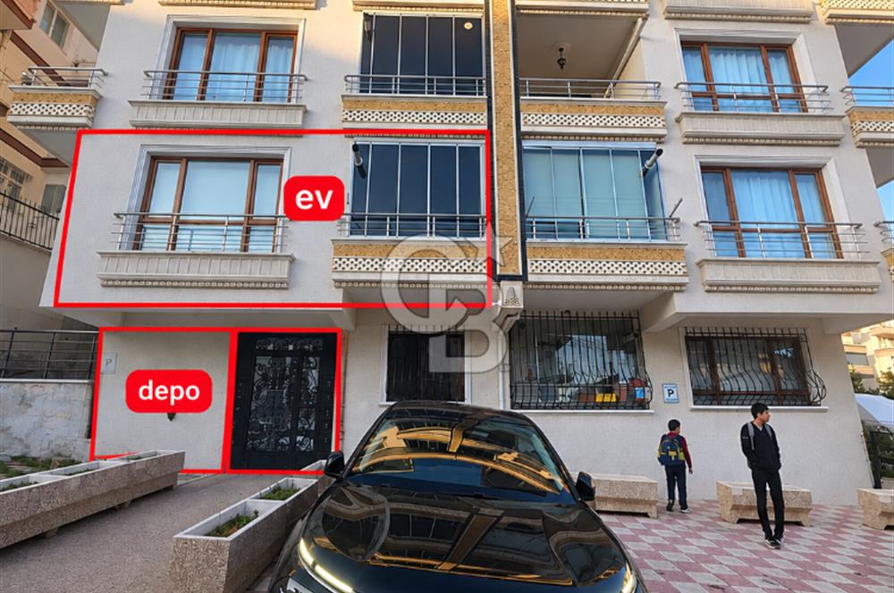 KEÇİÖREN MERKEZDE YENİ BİNADA, 40 M² DEPOLU SATILIK 3+1 DAİRE
