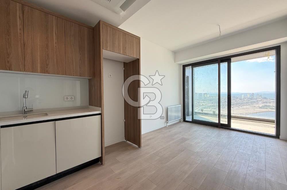 İnci Smyrna' da Deniz Manzaralı Satılık 1+1 Daire