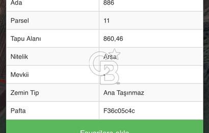 Samsun Tekkeköy Aşağıçınık’te 4 Kat Konut İmarlı Arsa