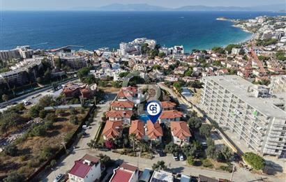 Kuşadası Kadınlar Denizi'nde Deniz Manzaralı 3+1 Villa